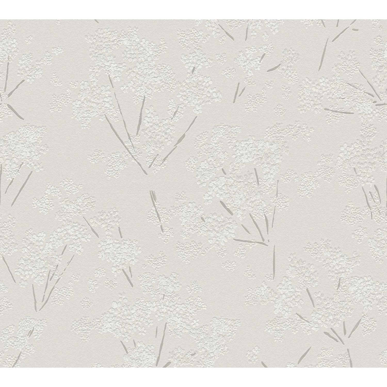 Bricoflor Blumentapete für Schlafzimmer Florale Tapete Beige Grau Weiß Asia günstig online kaufen
