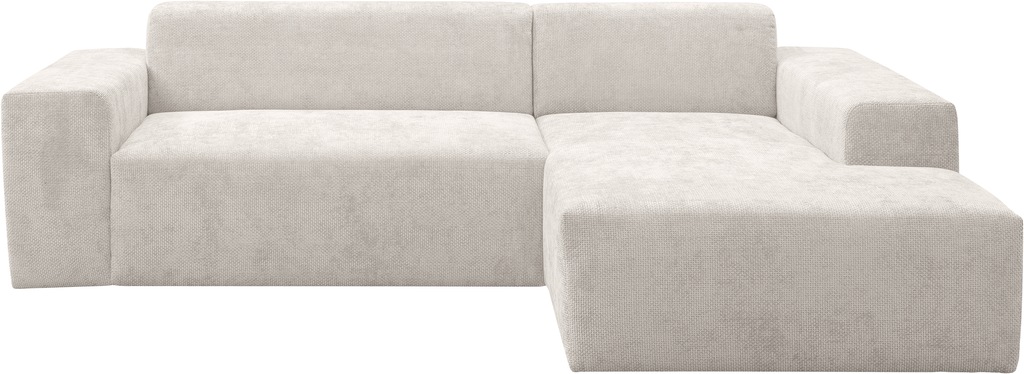 WERK2 Ecksofa "Zeus-L modern und zeitlos, Breite 253cm, bequemes Sofa", Cur günstig online kaufen