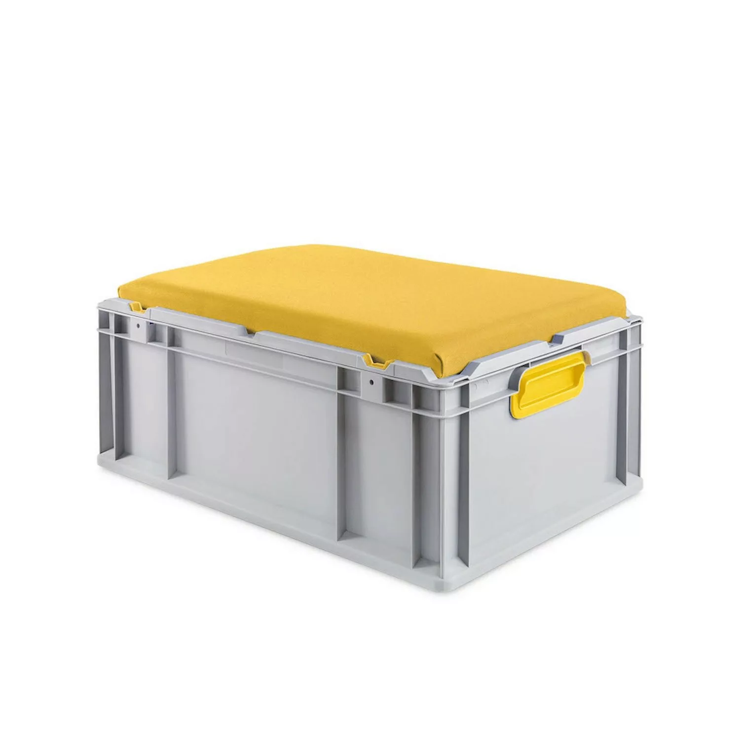 PROREGAL Eurobox NextGen Seat Box Gelb HxBxT 265 x 40 x 60 cm 44 Liter Grif günstig online kaufen