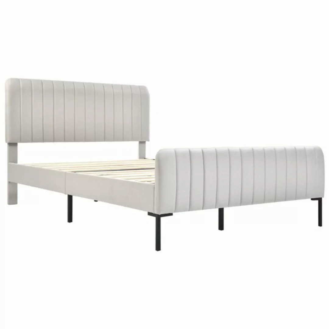 Welikera Polsterbett Doppelbett 140/160/180x200cm,Bettgestell mit Lattenros günstig online kaufen