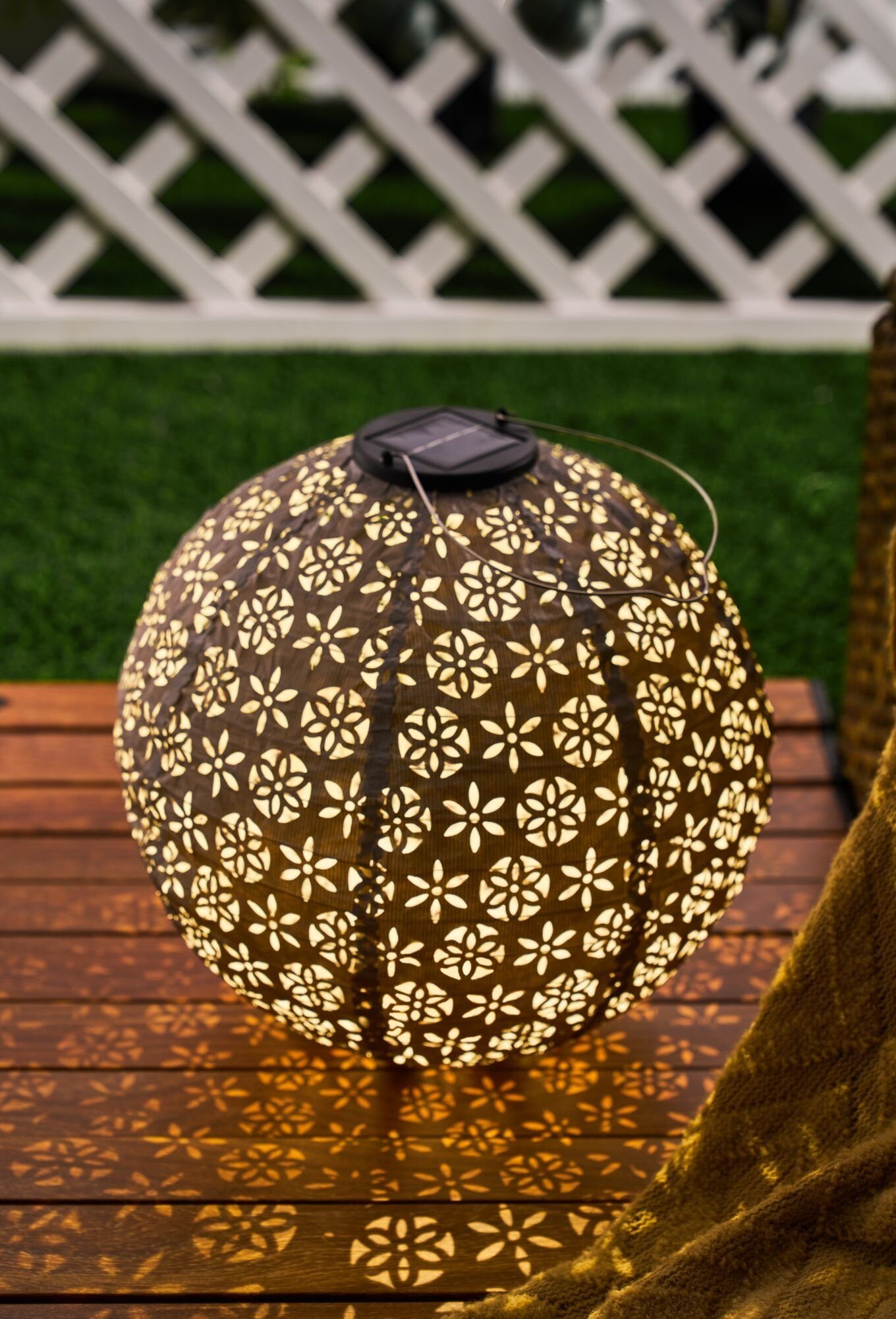 Pauleen Sunshine Dreamer LED-Solar-Dekolampe taupe günstig online kaufen