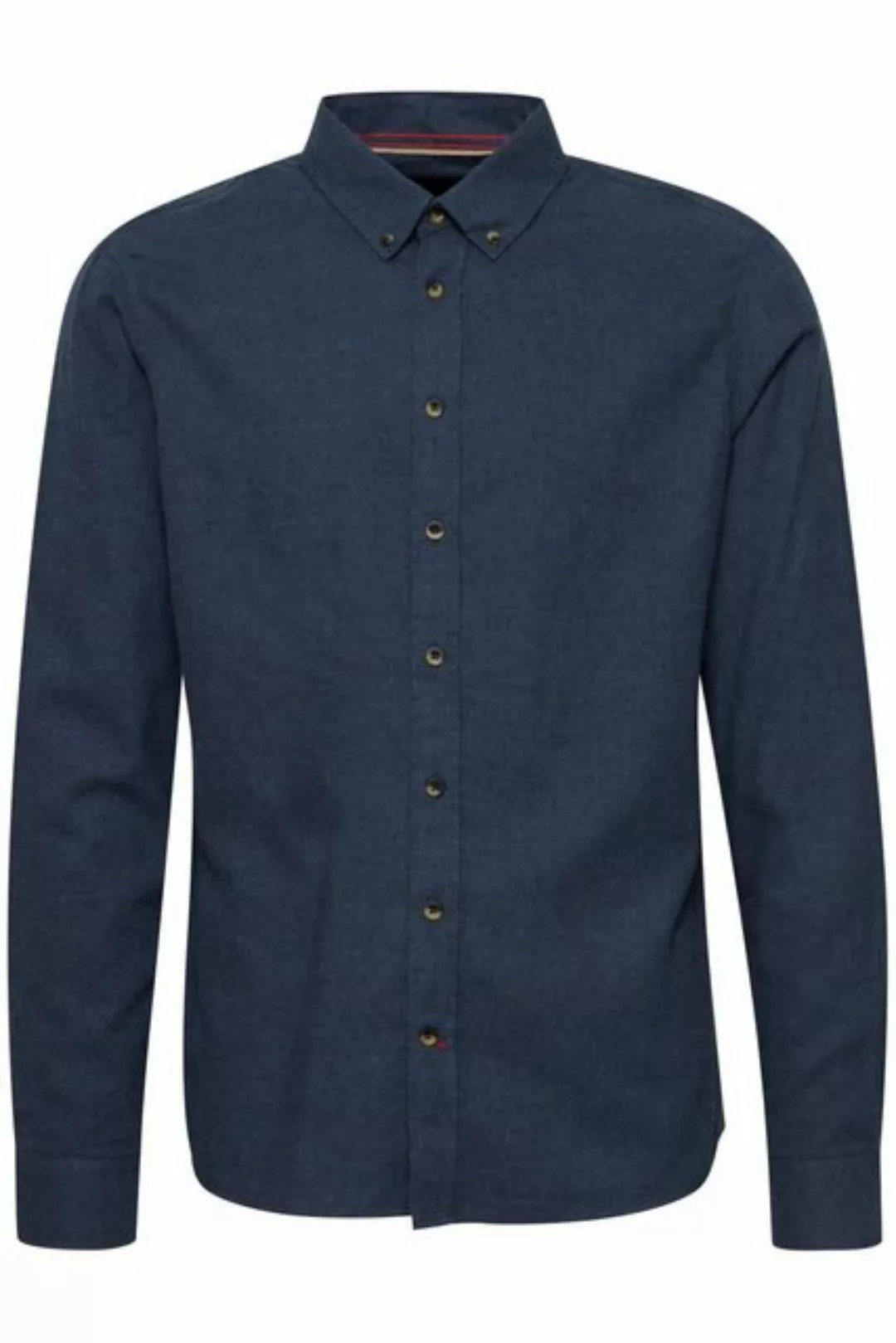 Blend Langarmhemd Weiches Freizeithemd Denim Knopf Shirt Einfarbig BH Bugle günstig online kaufen