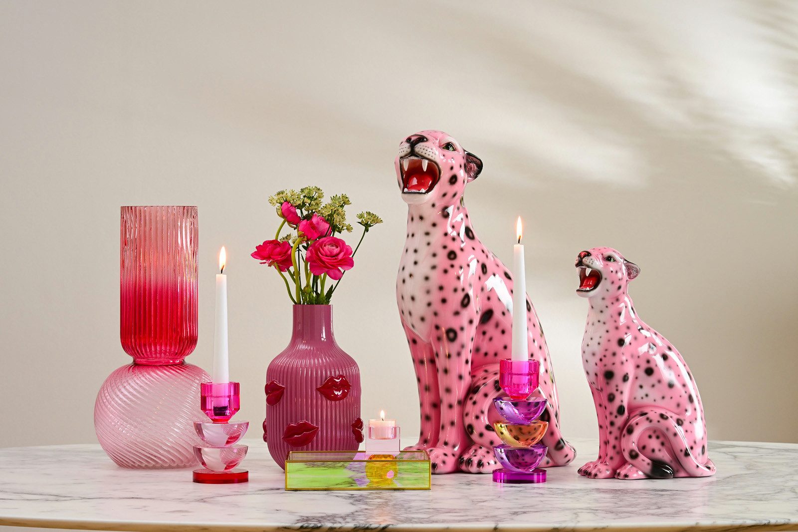Giftcompany Dekovase L'amour Vase Herzen lila günstig online kaufen