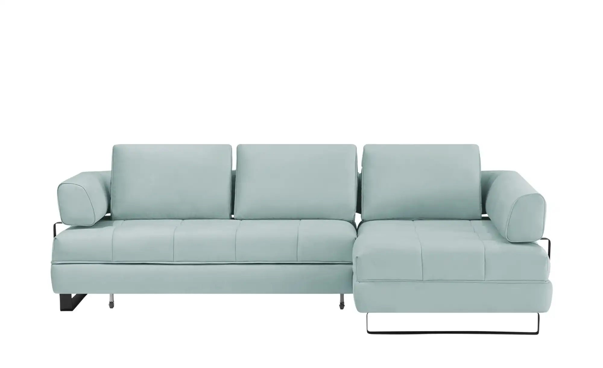 switch Ecksofa in Lederoptik Havana ¦ blau ¦ Maße (cm): B: 272 H: 72 T: 173 günstig online kaufen