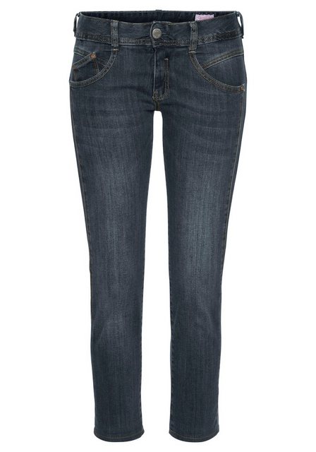 Herrlicher 7/8-Jeans GINA CROPPED POWERSTRETCH mit seitlichem Keileinsatz günstig online kaufen