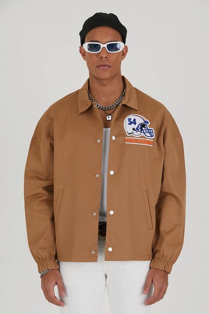 OSSY HOMER Collegejacke Herren Collegejacke mit “Dolphins” Aufnäher, Nr. 54 günstig online kaufen