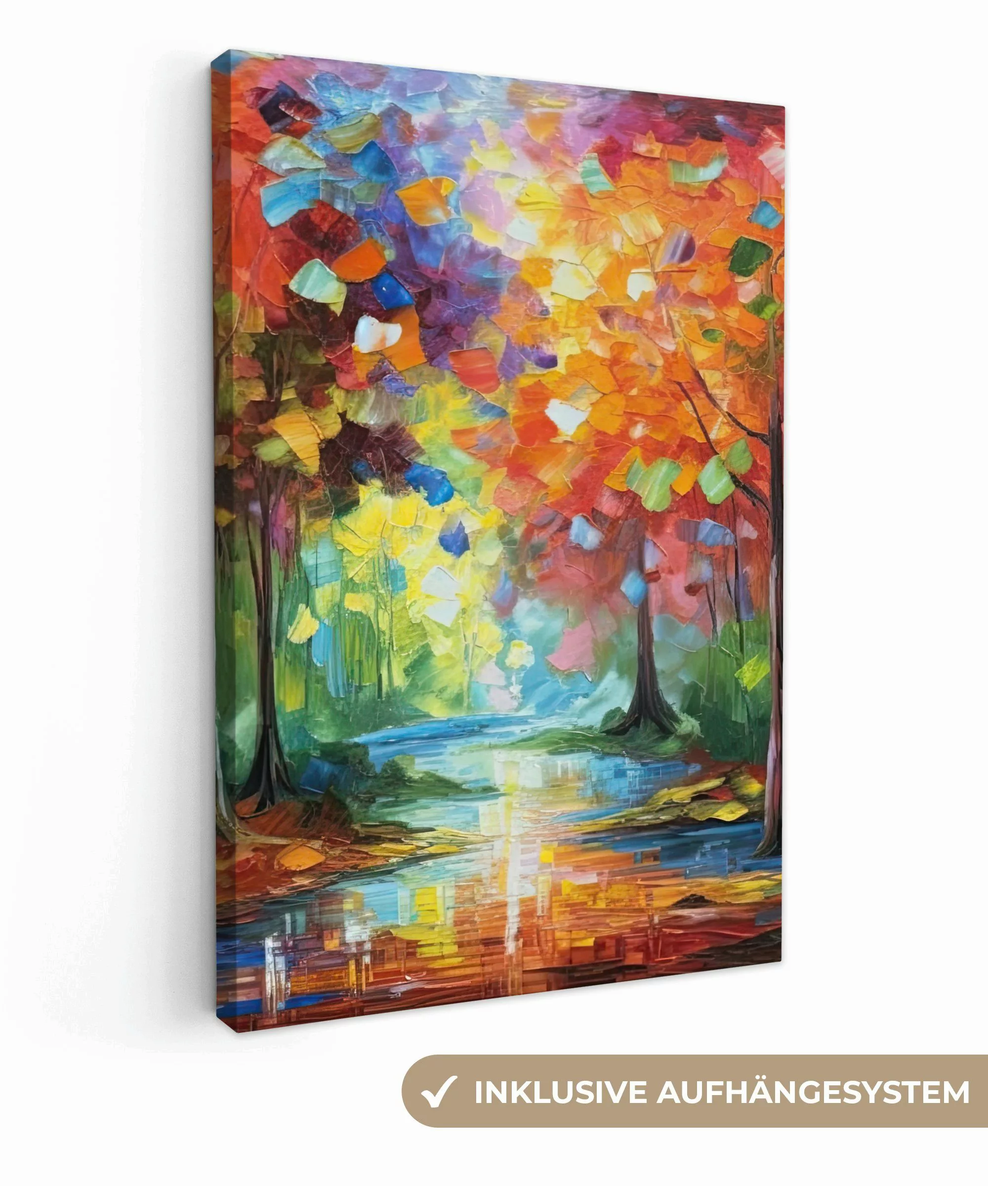 OneMillionCanvasses® Leinwandbild Landschaft - Wald - günstig online kaufen