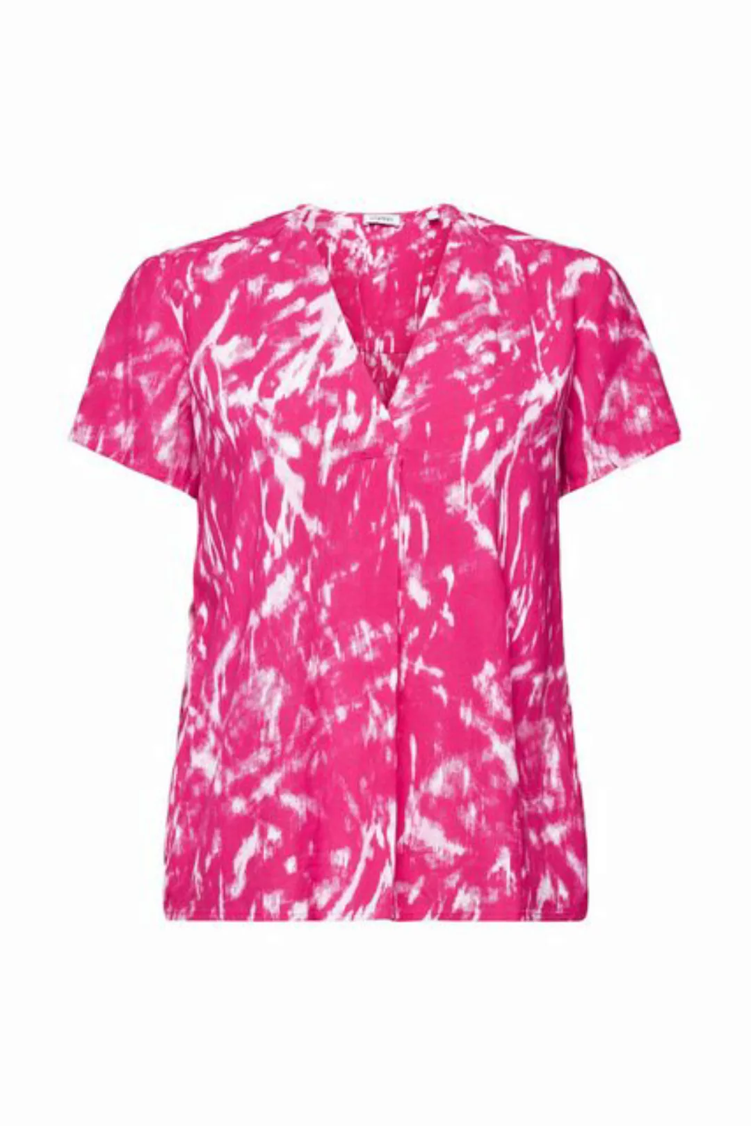 Esprit Shirtbluse SKI/V Neck Blou günstig online kaufen