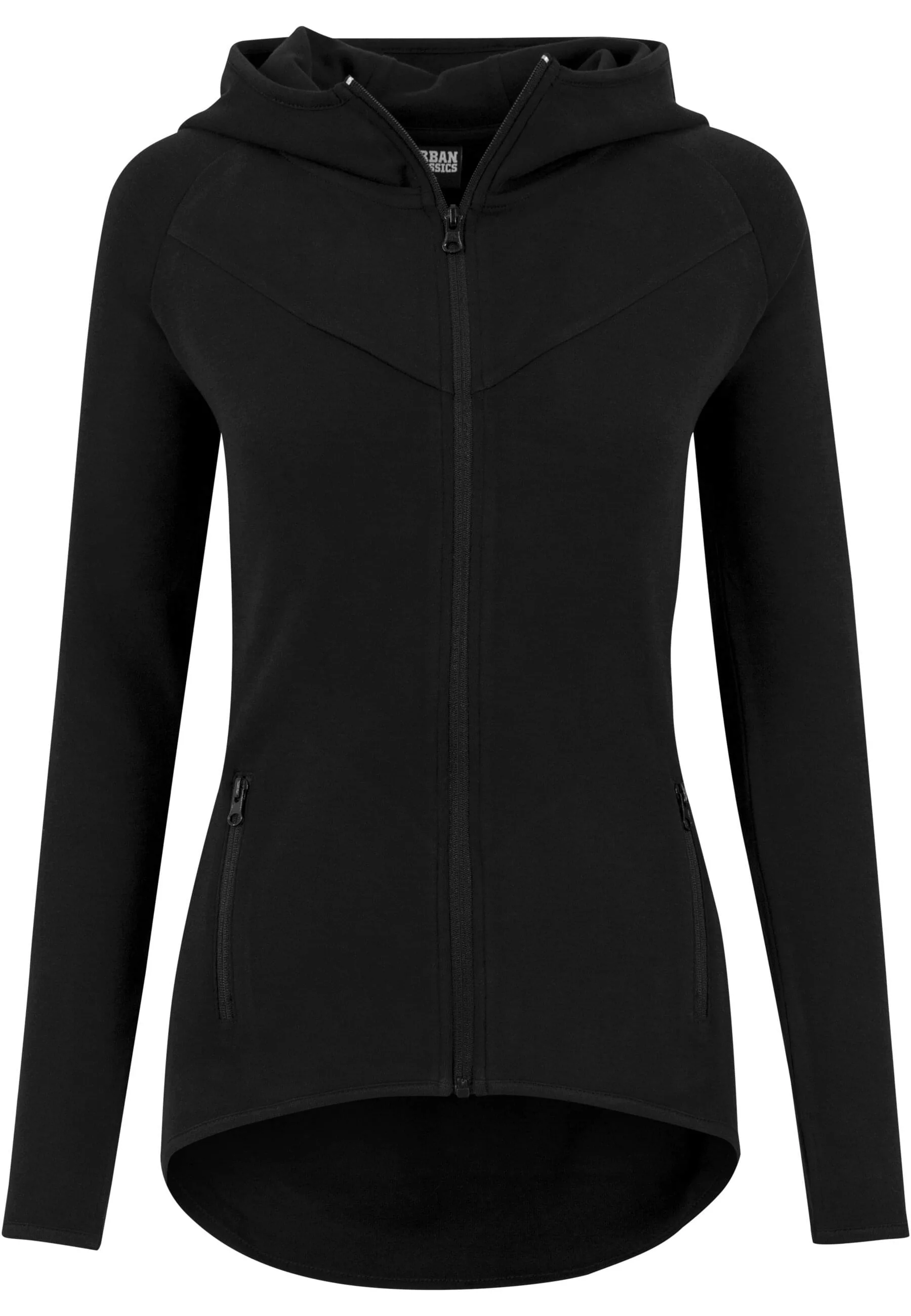 URBAN CLASSICS Sweatjacke "Urban Classics Damen Ladies Athletic Interlock Z günstig online kaufen