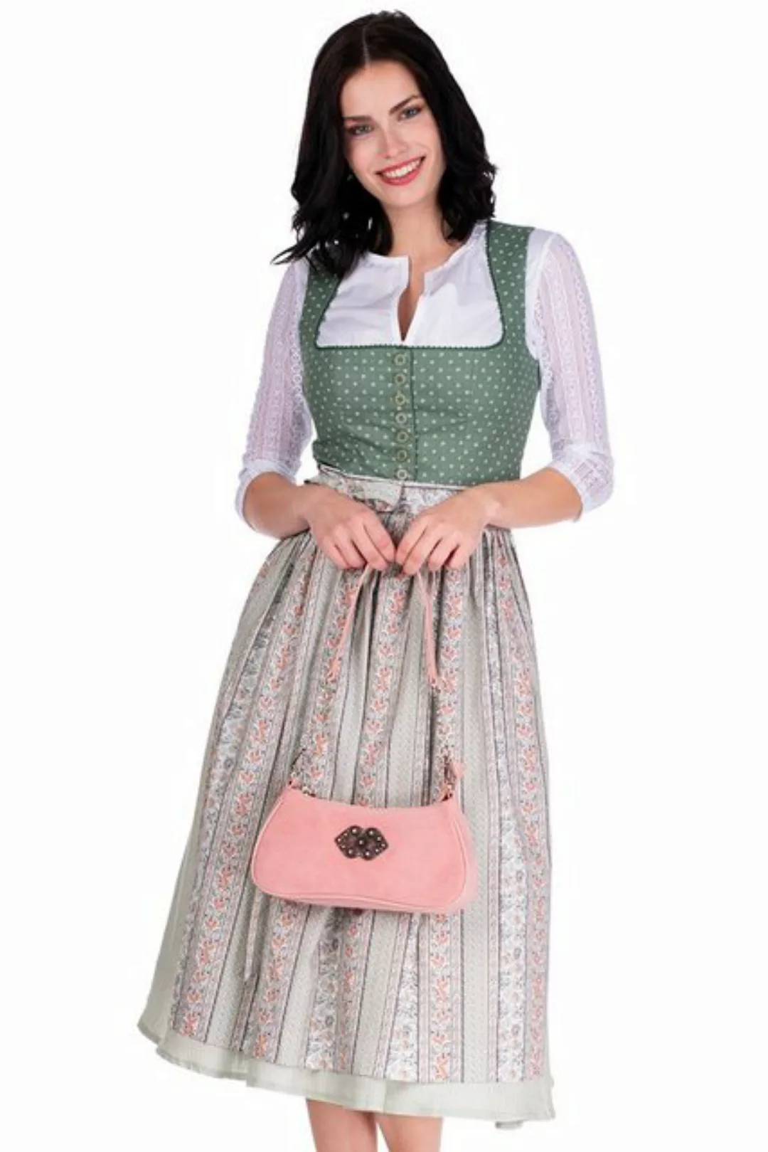 Berwin & Wolff Dirndl Midi Dirndl 2tlg. - OLIVERA - schilf light/salbei günstig online kaufen