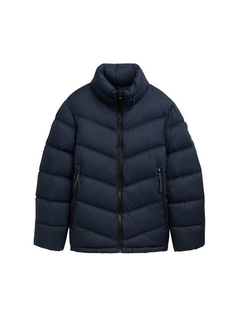 TOM TAILOR Winterjacke Pufferjacke mit verstaubarer Kapuze günstig online kaufen