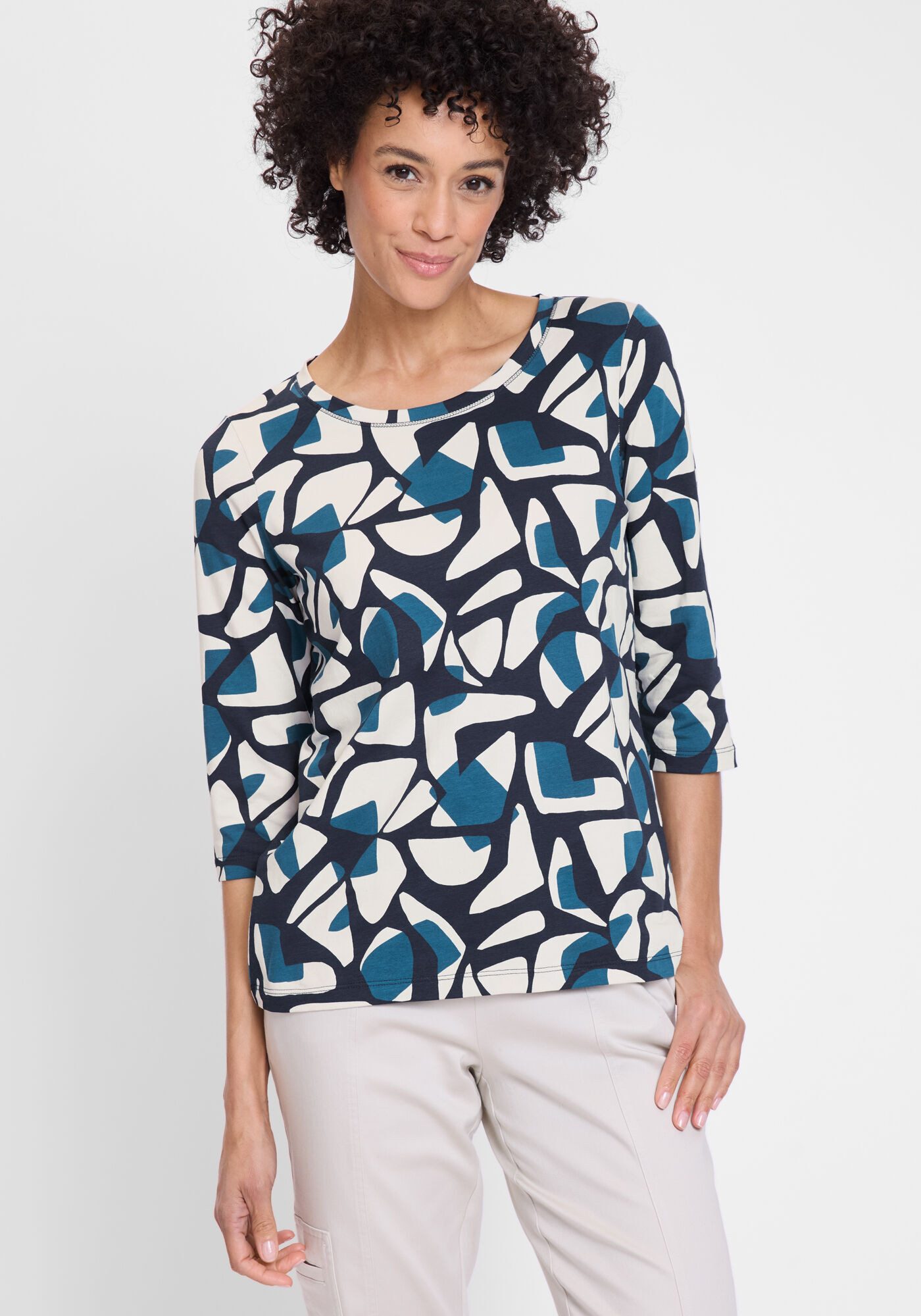 Olsen Print-Shirt (1-tlg) günstig online kaufen