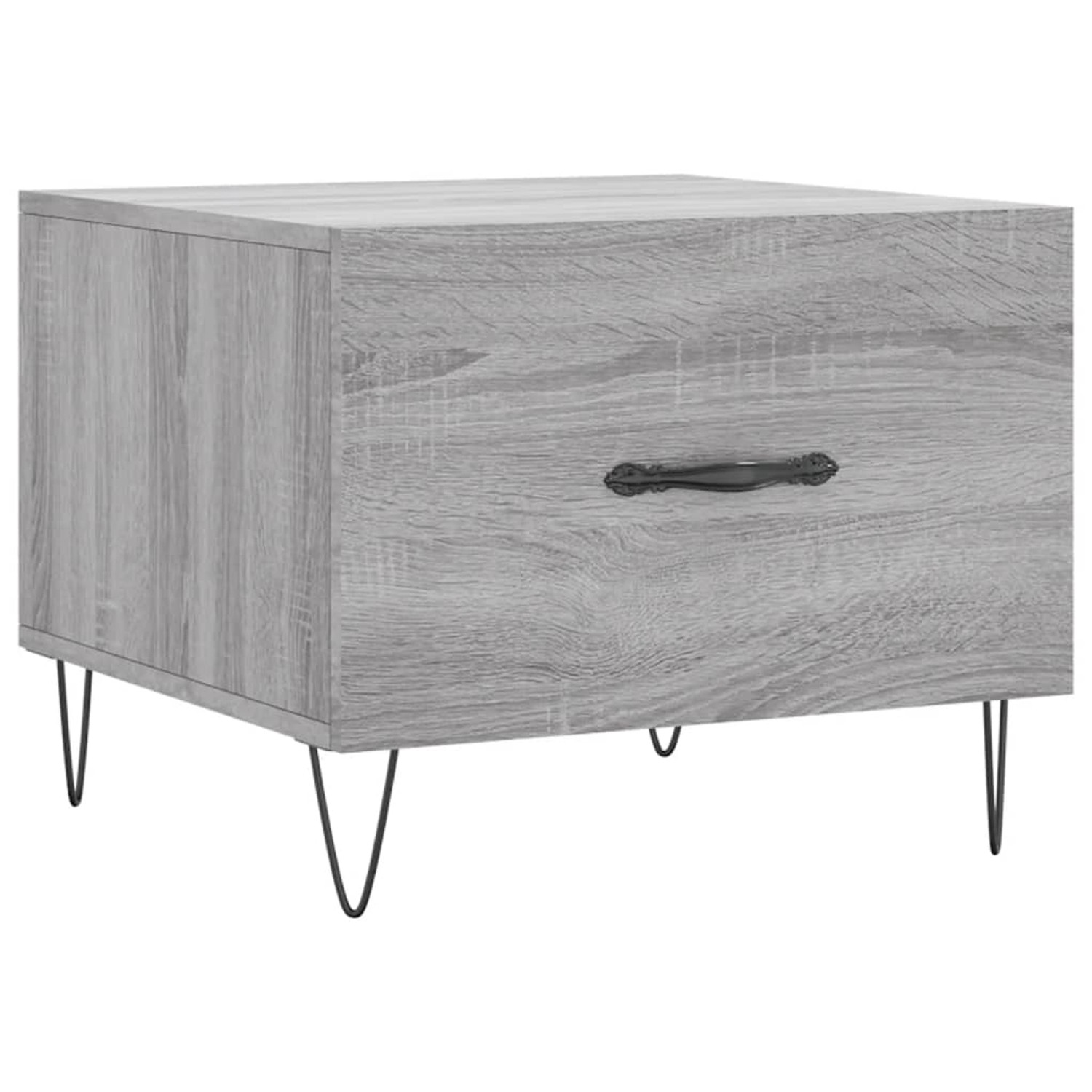 vidaXL Couchtisch Grau Sonoma 50x50x40 cm Holzwerkstoff Modell 2 günstig online kaufen