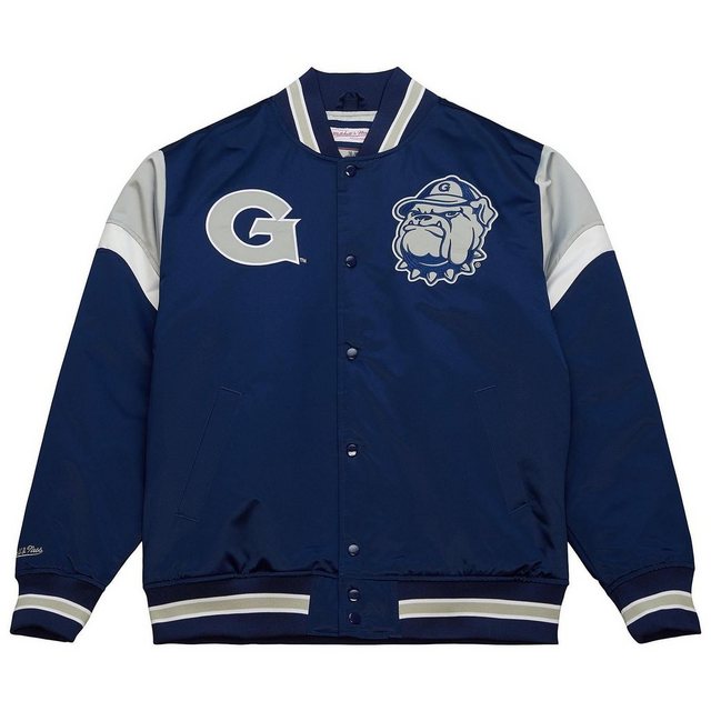 Mitchell & Ness Collegejacke Heavyweight Satin NCAA Georgetown University günstig online kaufen