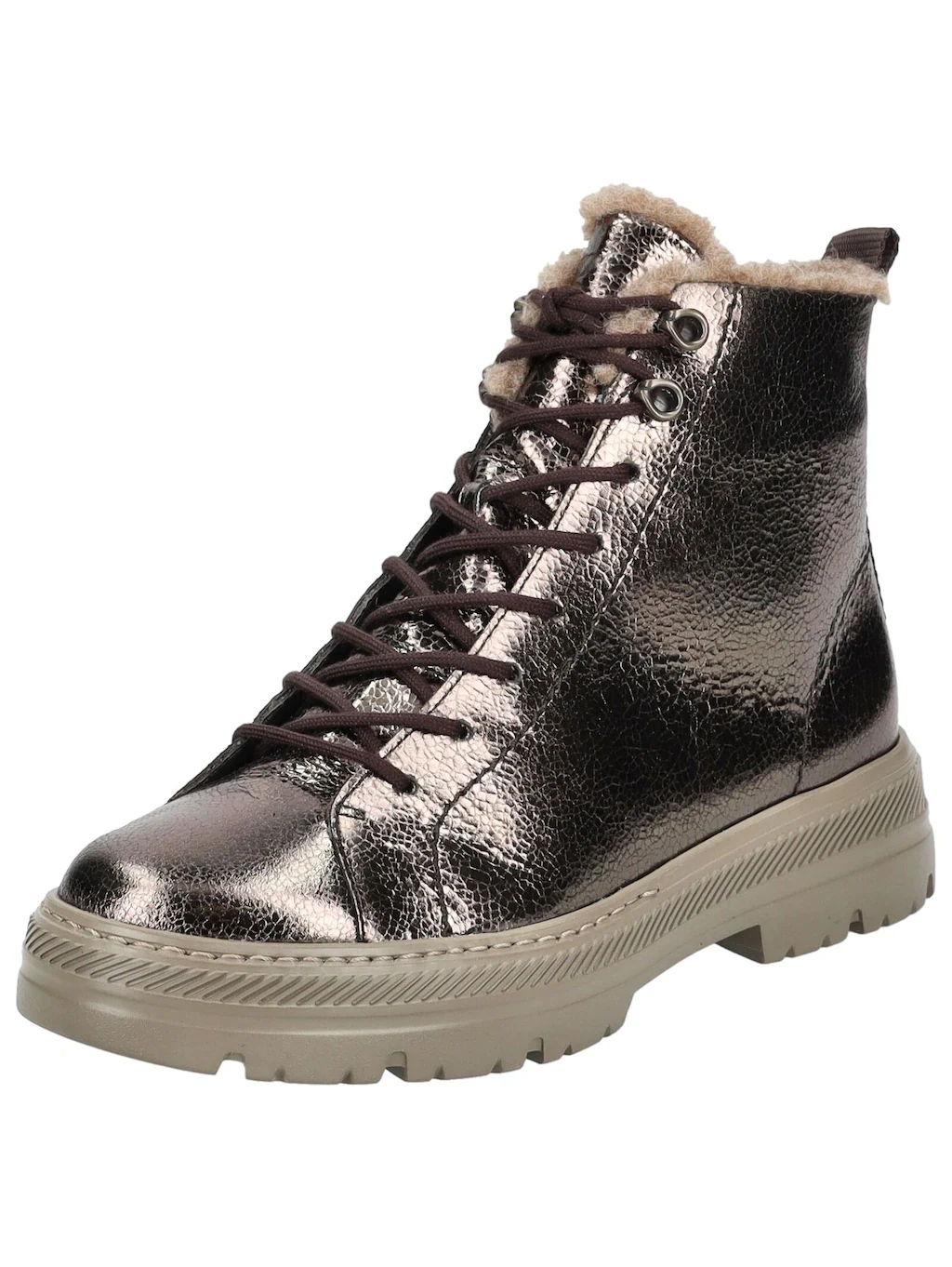 Paul Green Schnürstiefelette "Paul Green Stiefelette Leder" günstig online kaufen