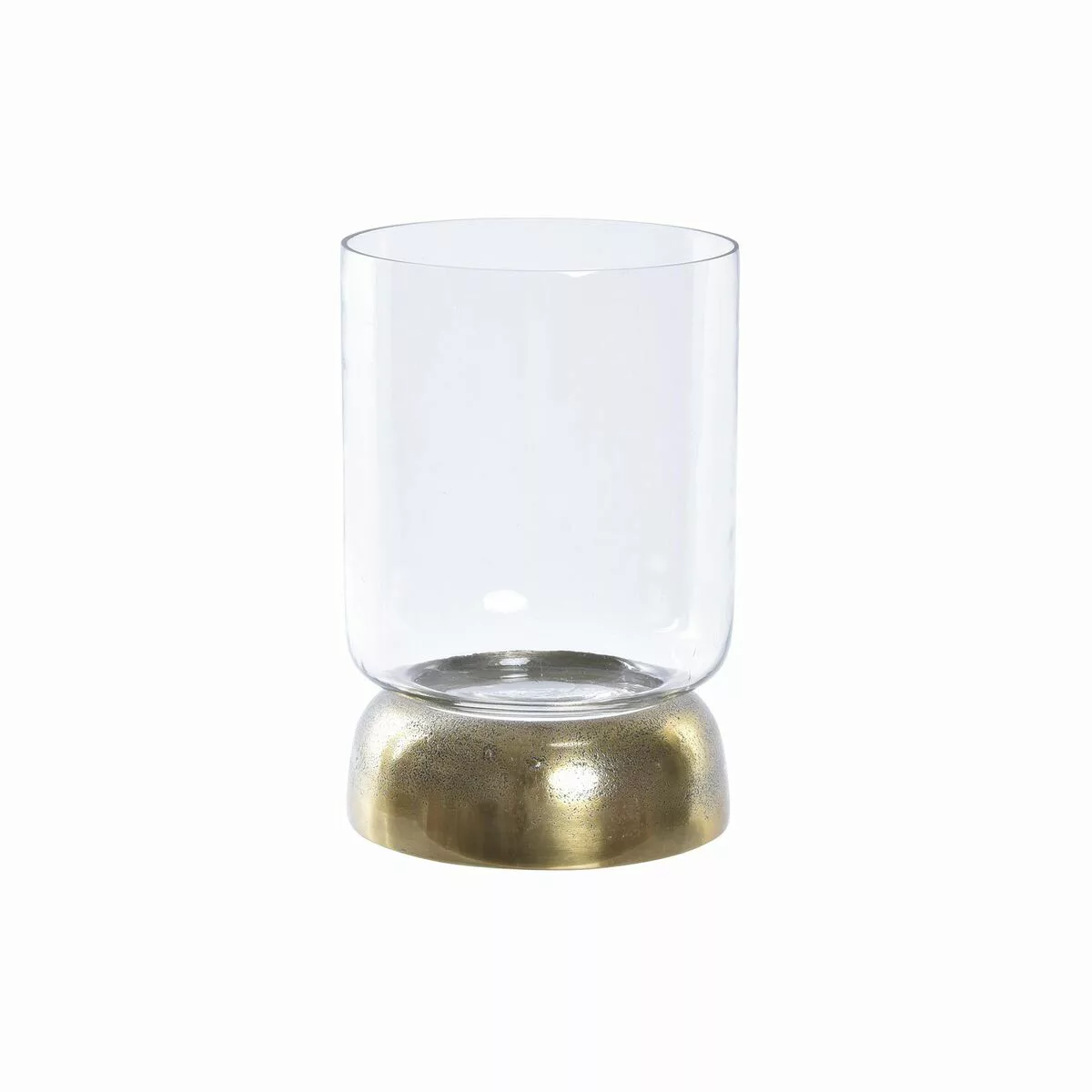 Kerzenschale Dkd Home Decor Kristall Golden Aluminium (14 X 14 X 21 Cm) günstig online kaufen