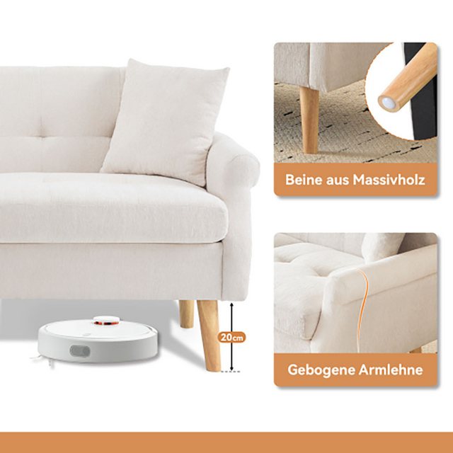 Veepeak Sofa Sofa mit dicken Kissen günstig online kaufen