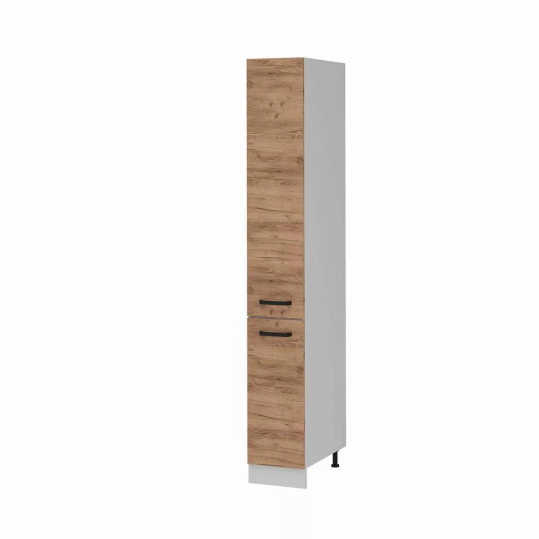 Vicco Hochschrank R-Line, Goldkraft Eiche/Weiß, 30 günstig online kaufen