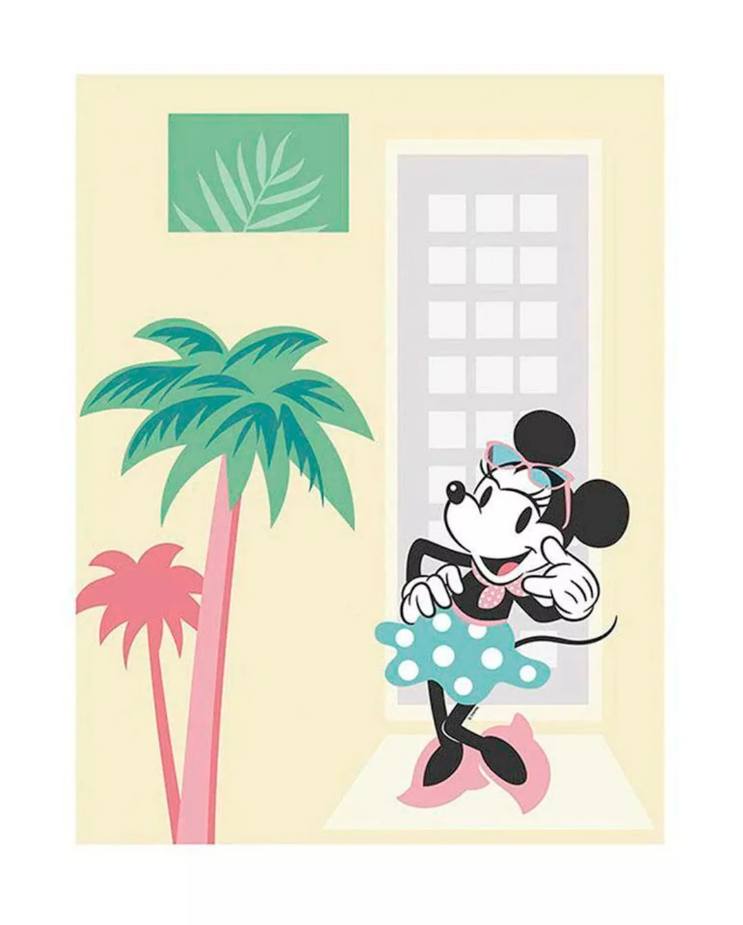 Komar Poster "Minnie Mouse Palms", Disney, (1 St.), Kinderzimmer, Schlafzim günstig online kaufen
