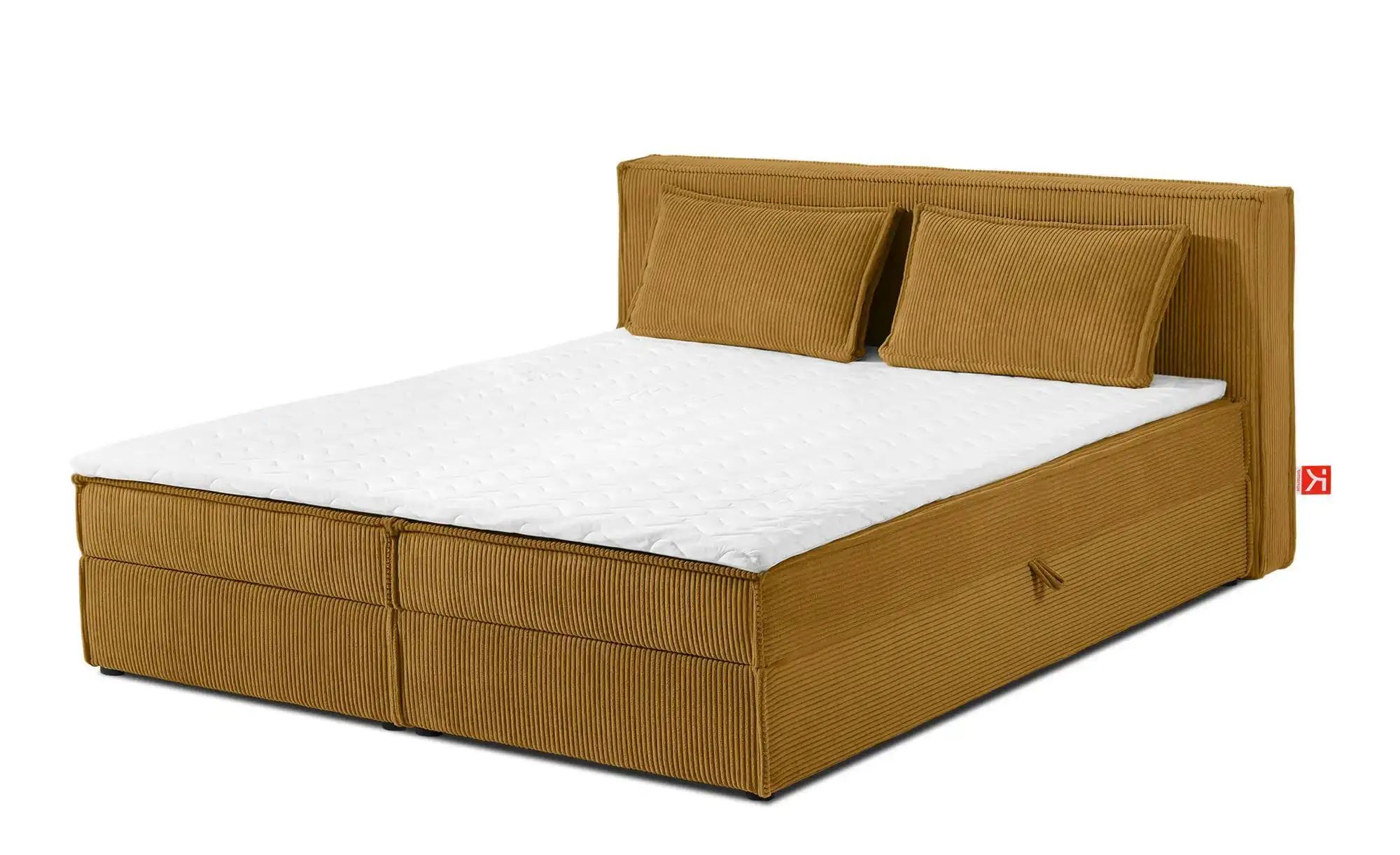KONSIMO Boxbett  Roti ¦ gelb ¦ Maße (cm): B: 185 H: 95 Betten > Polsterbett günstig online kaufen