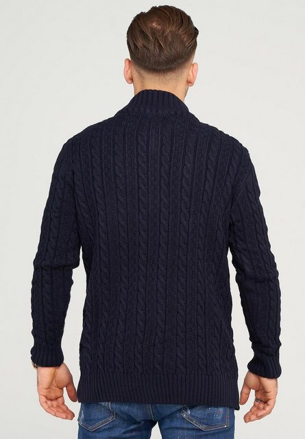 behype Strickpullover "CILIAN HENLEY", mit gemütlichem Stehkragen günstig online kaufen