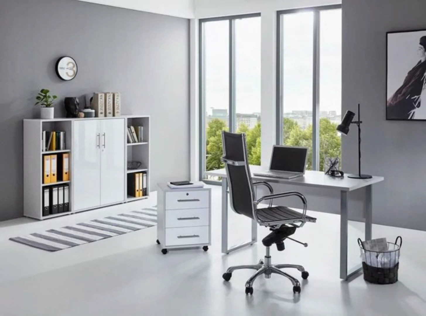 BMG Möbel Aktenschrank Office Edition Mini Set 2 Büromöbel komplett Set für günstig online kaufen