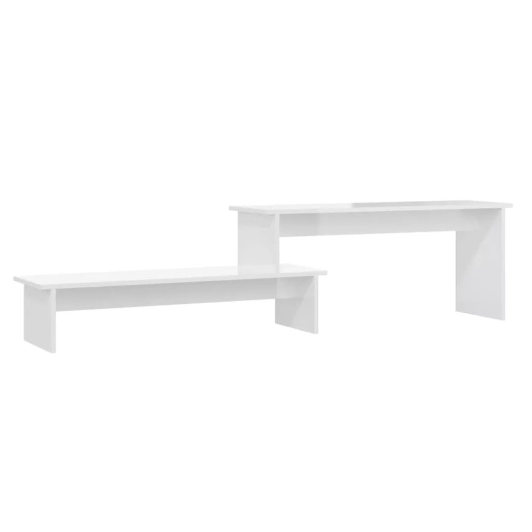 Tv-schrank Hochglanz-weiß 180x30x43 Cm Spanplatte günstig online kaufen