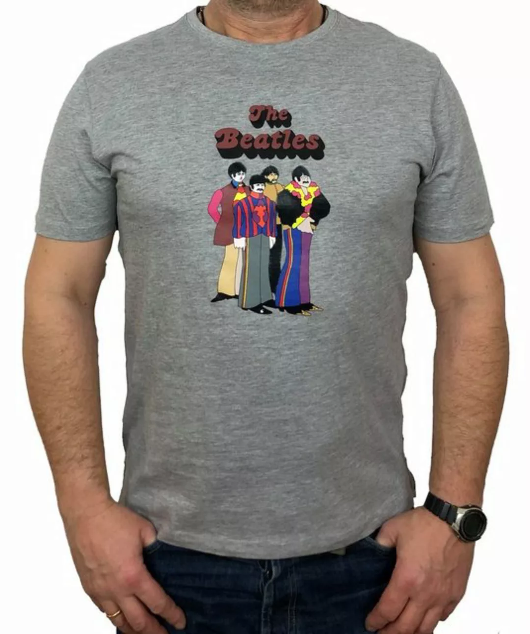 The Beatles T-Shirt "Yellow Submarine, grey" (Stück, 1-tlg., Stück) mit Fro günstig online kaufen