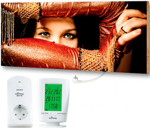 Marmony Infrarotheizung »MOTIV-Heizkörper "Arabic Eyes", 800 Watt«, aus deu günstig online kaufen