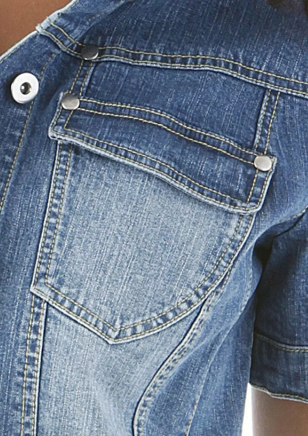 Aniston CASUAL Jeansjacke, in Used-Washung günstig online kaufen