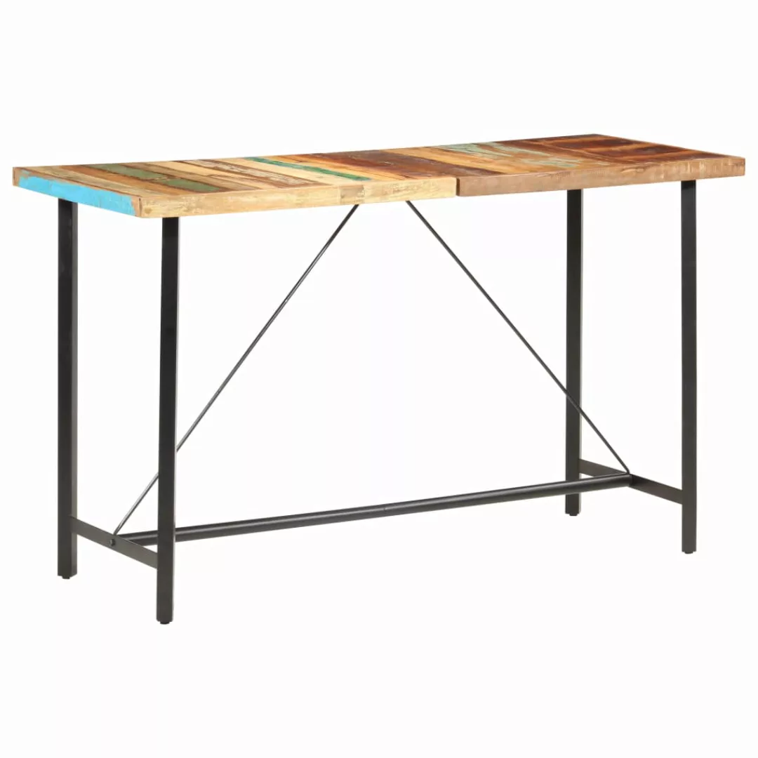 Bartisch 180 X 70 X 107 Cm Recyceltes Massivholz günstig online kaufen