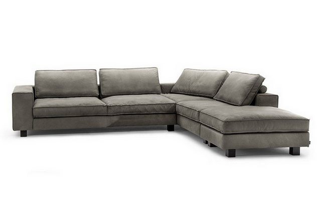 daslagerhaus living Sofa Sofakombination Long Beach Leder günstig online kaufen