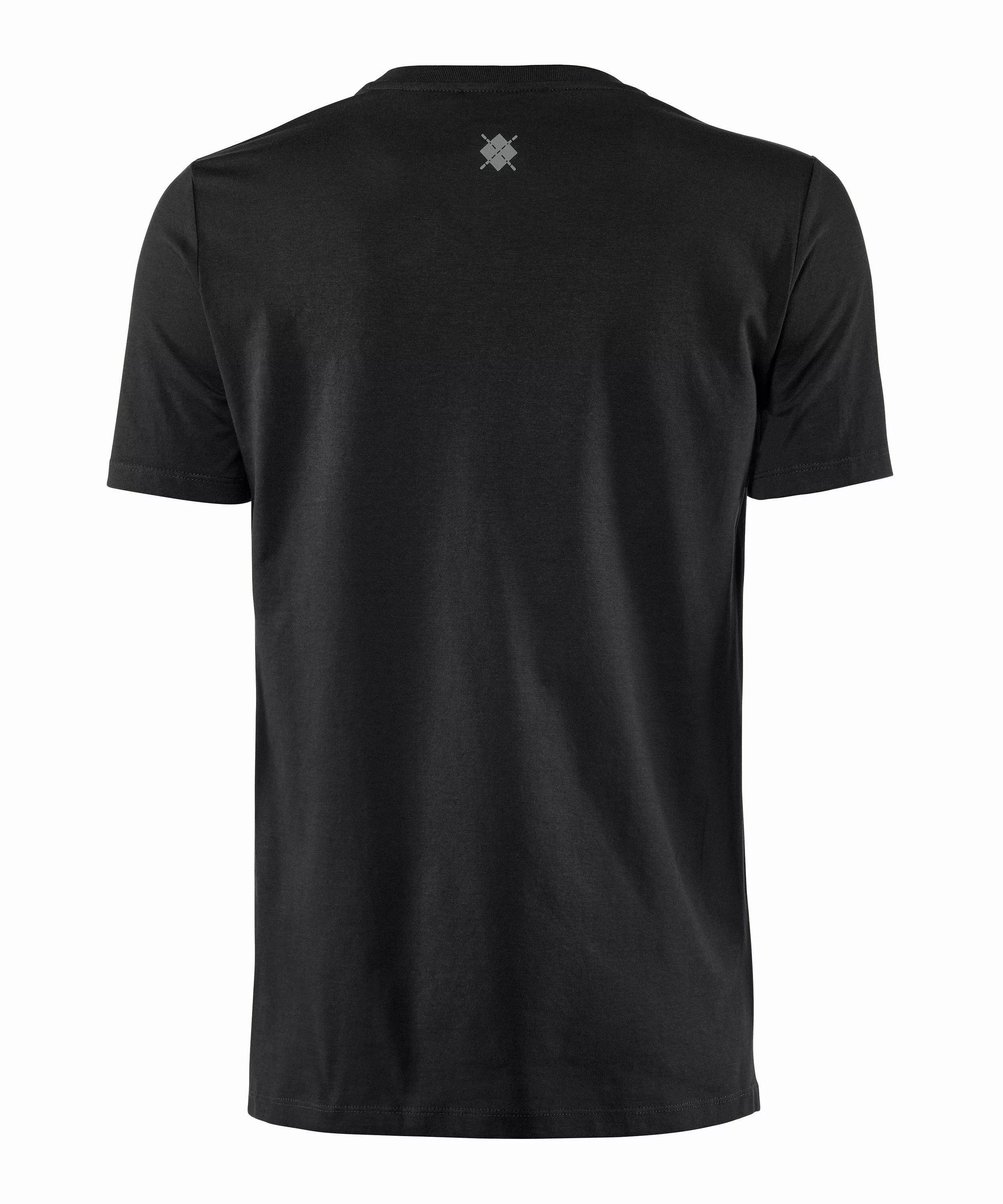 Burlington Damen T-Shirt Rundhals, M, Schwarz, Raute, Baumwolle, 2269005-30 günstig online kaufen