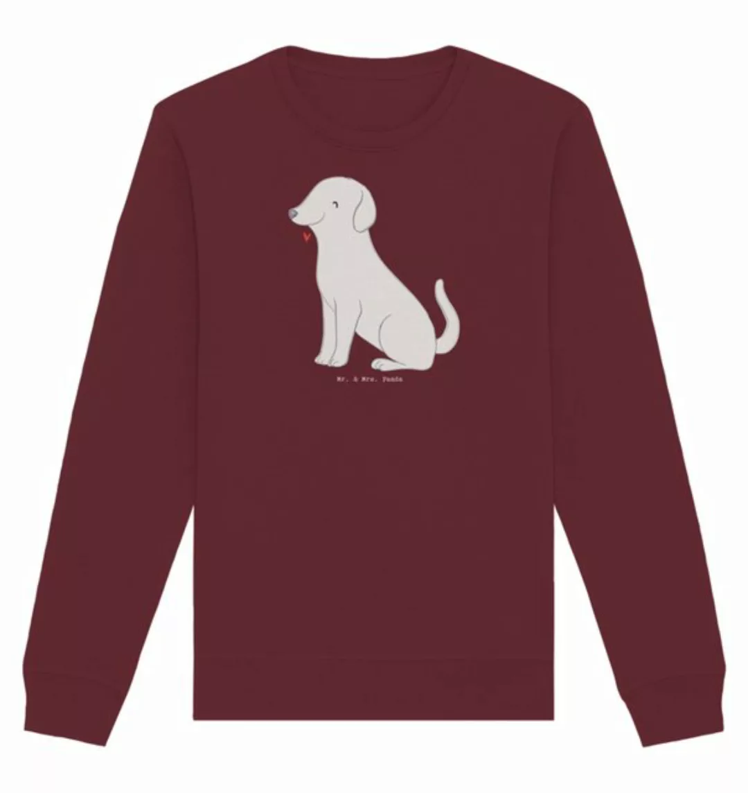 Mr. & Mrs. Panda Longpullover Größe S Labrador Moment - Burgundy - Geschenk günstig online kaufen