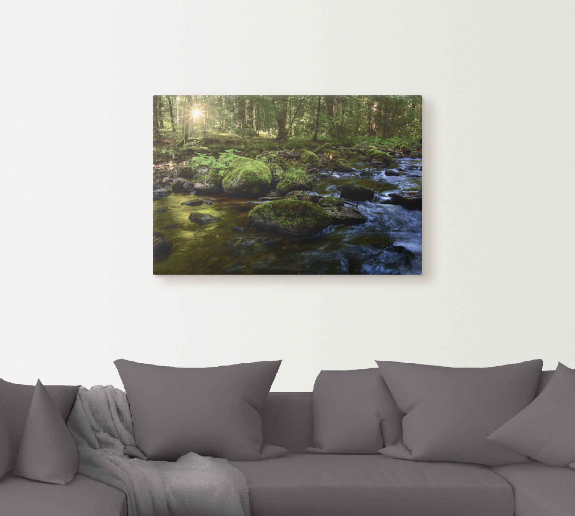 Artland Wandbild "Feenland", Wald, (1 St.), als Alubild, Outdoorbild, Leinw günstig online kaufen