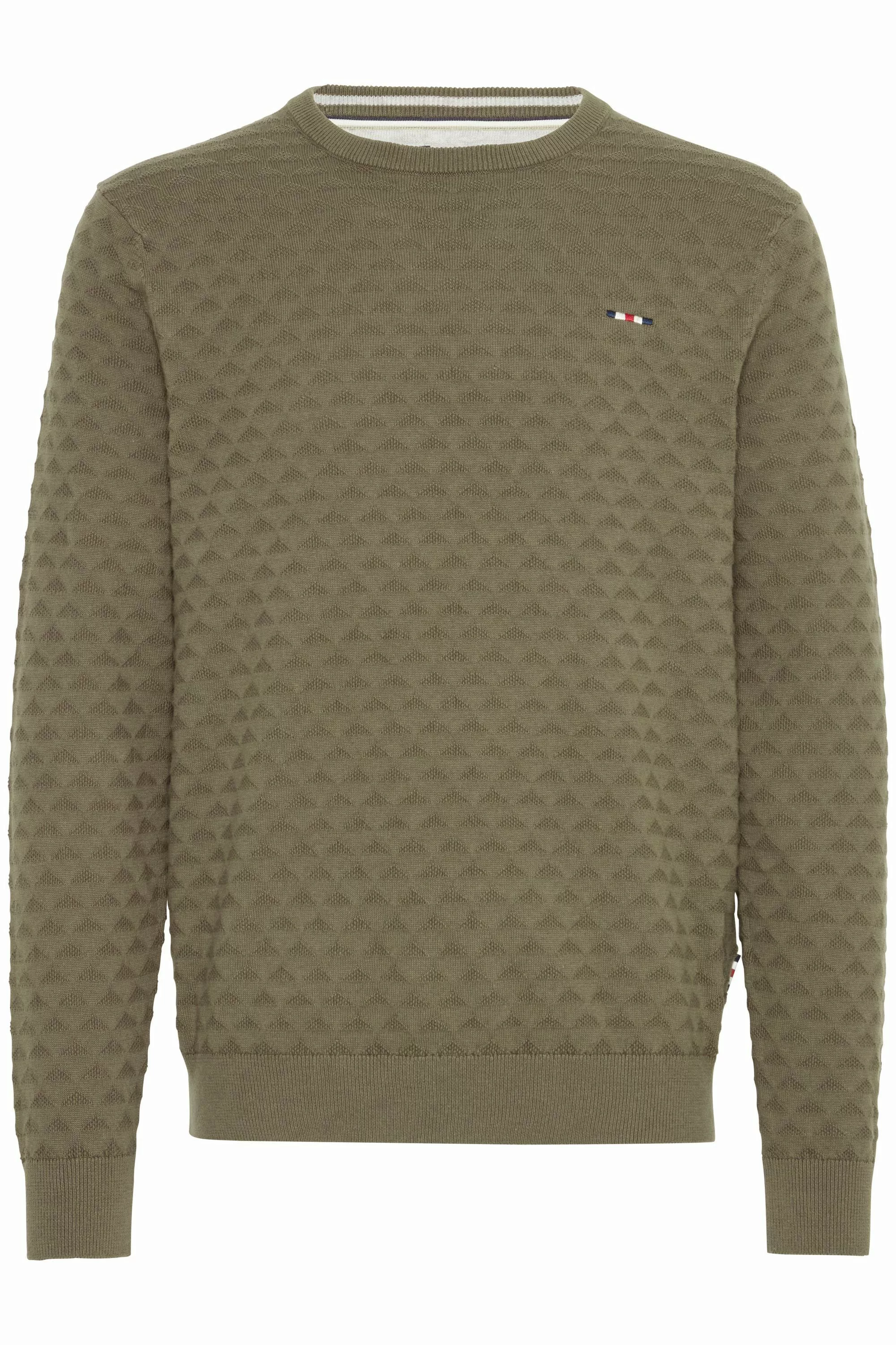 FQ1924 Strickpullover "Strickpullover FQKYLE structure crewneck knit" günstig online kaufen