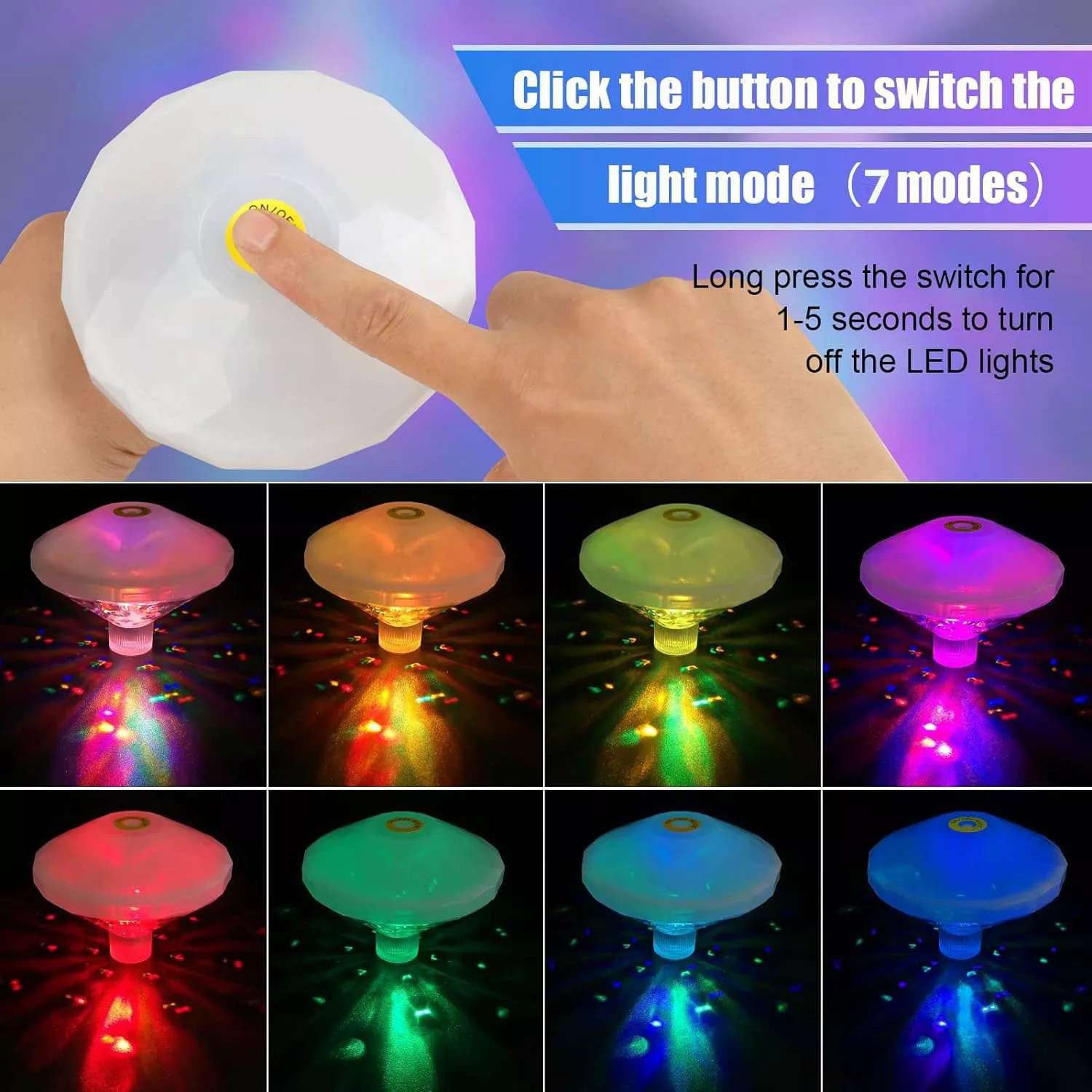 ZEUOPQ Pool-Lampe LED Unterwasser Licht Badewannenlicht günstig online kaufen