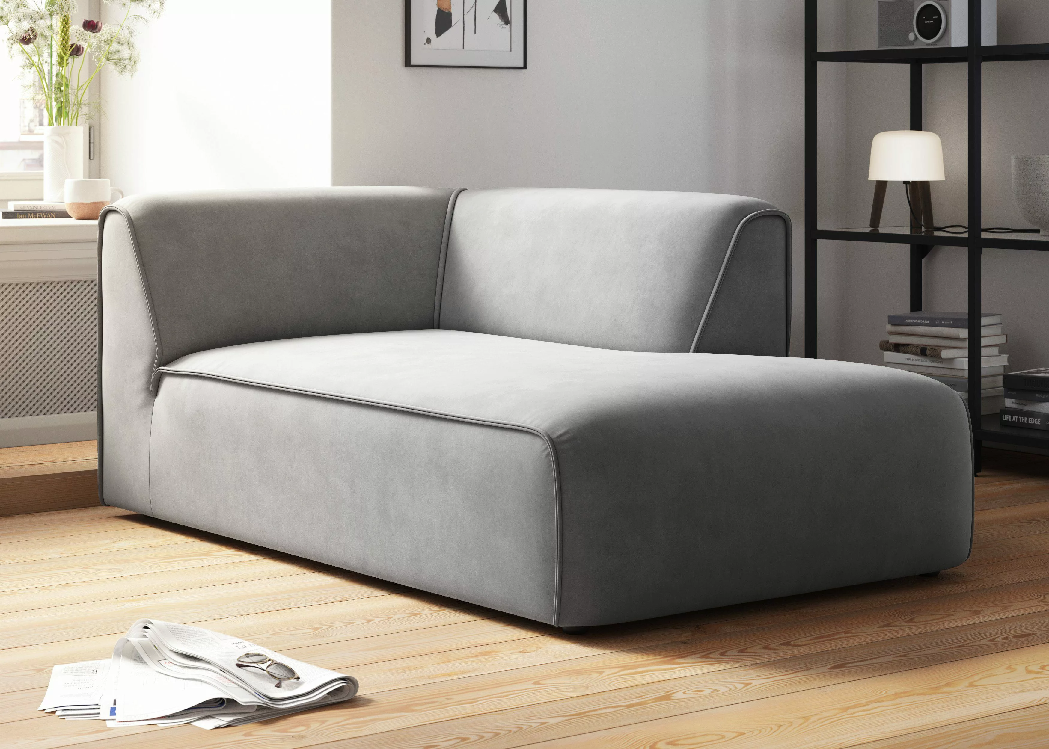 RAUM.ID Ottomane "Merid Chaiselongue, Maße B/T/H: 100/162/70 cm", als Modul günstig online kaufen