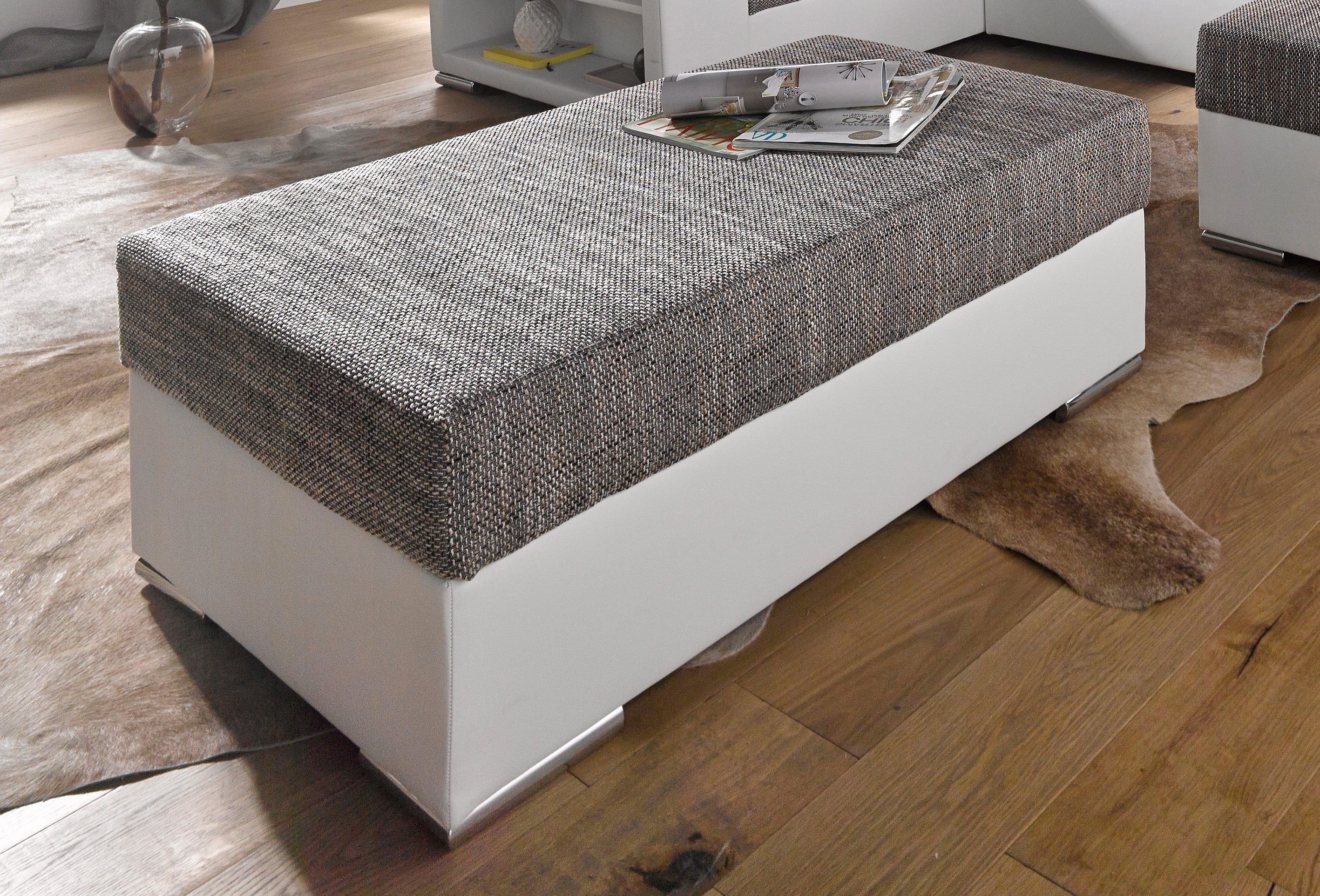COLLECTION AB Hocker "John", Frei im Raum stellbar, wahlweise mit Federkern günstig online kaufen