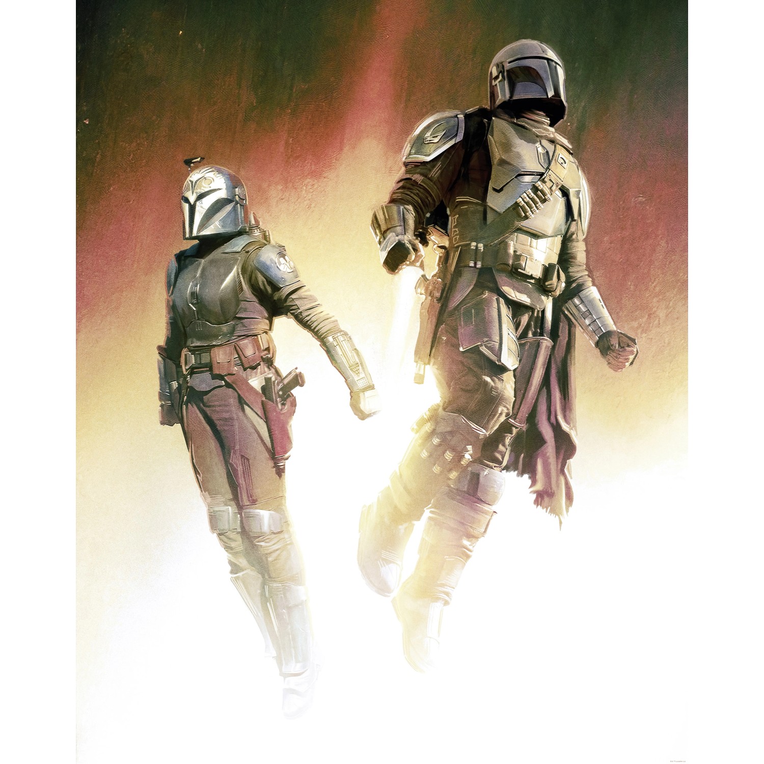 Komar Vlies Fototapete Star Wars The Mandalorian Flight Mehrfarbig günstig online kaufen
