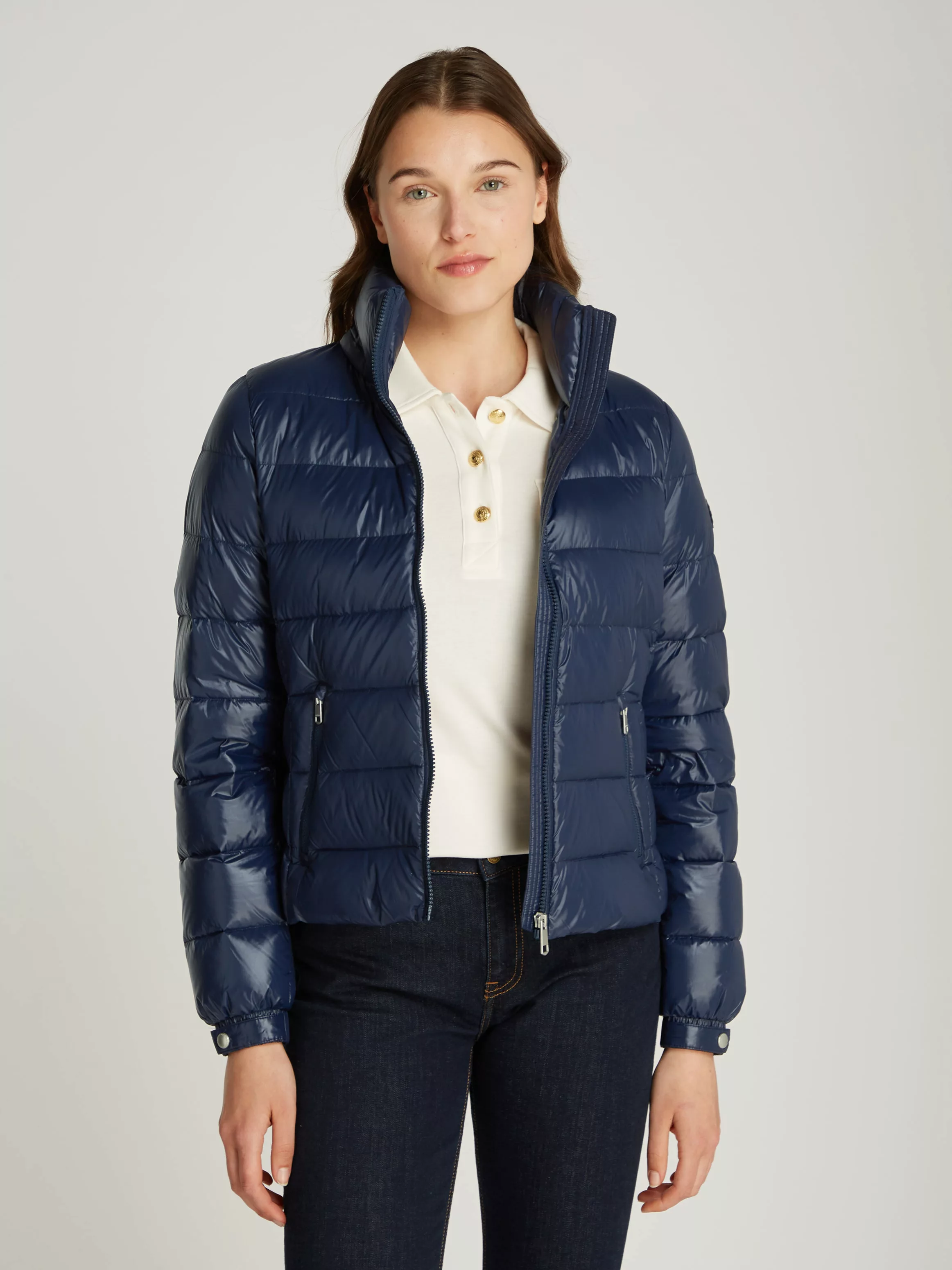 Tommy Hilfiger Steppjacke "LW DOWN FEMININE GLOSS JACKET", mit leichter Wat günstig online kaufen