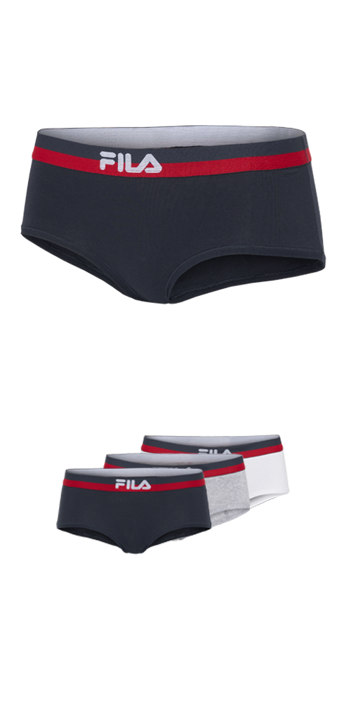 Fila Slip, (3er Pack), mit elastischem Logobund, Woman Culotte günstig online kaufen