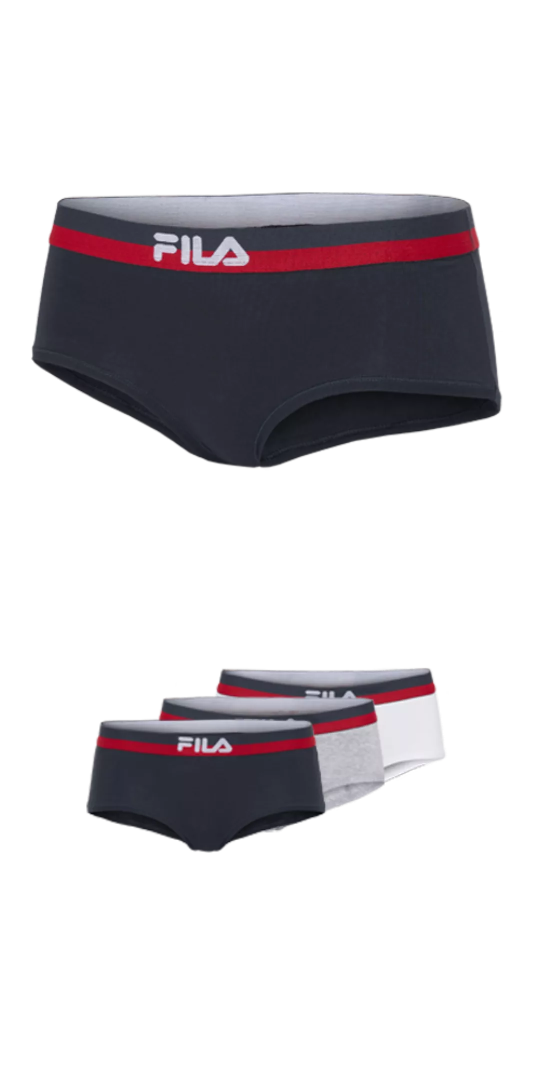 Fila Slip, (3er Pack), mit elastischem Logobund, Woman Culotte günstig online kaufen