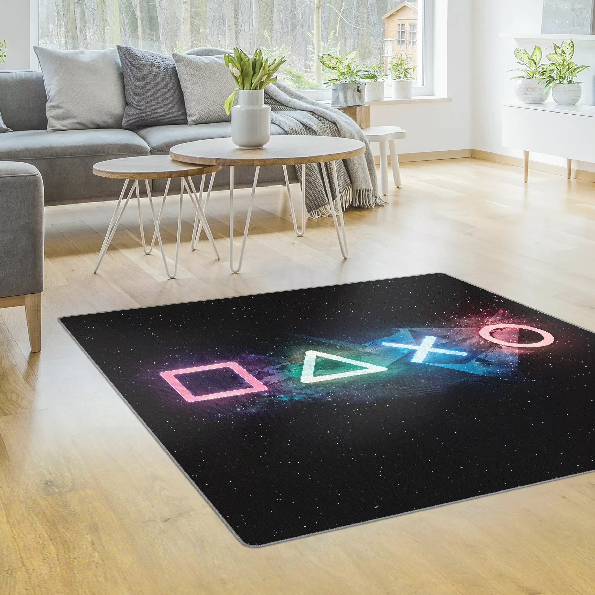 Teppich Controller Symbole in ferner Galaxie günstig online kaufen