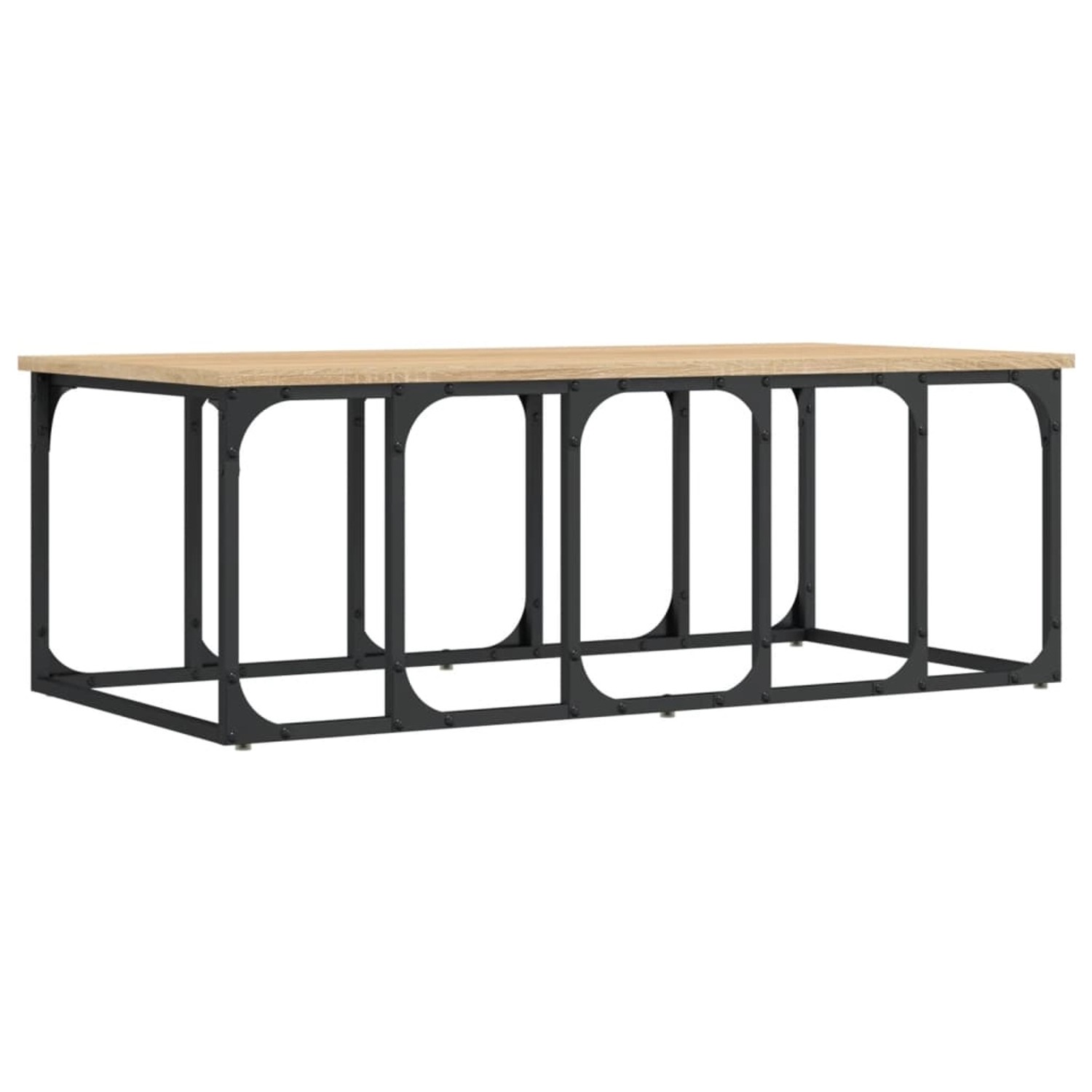 vidaXL Couchtisch Sonoma-Eiche 100x50x35,5 cm Holzwerkstoff günstig online kaufen