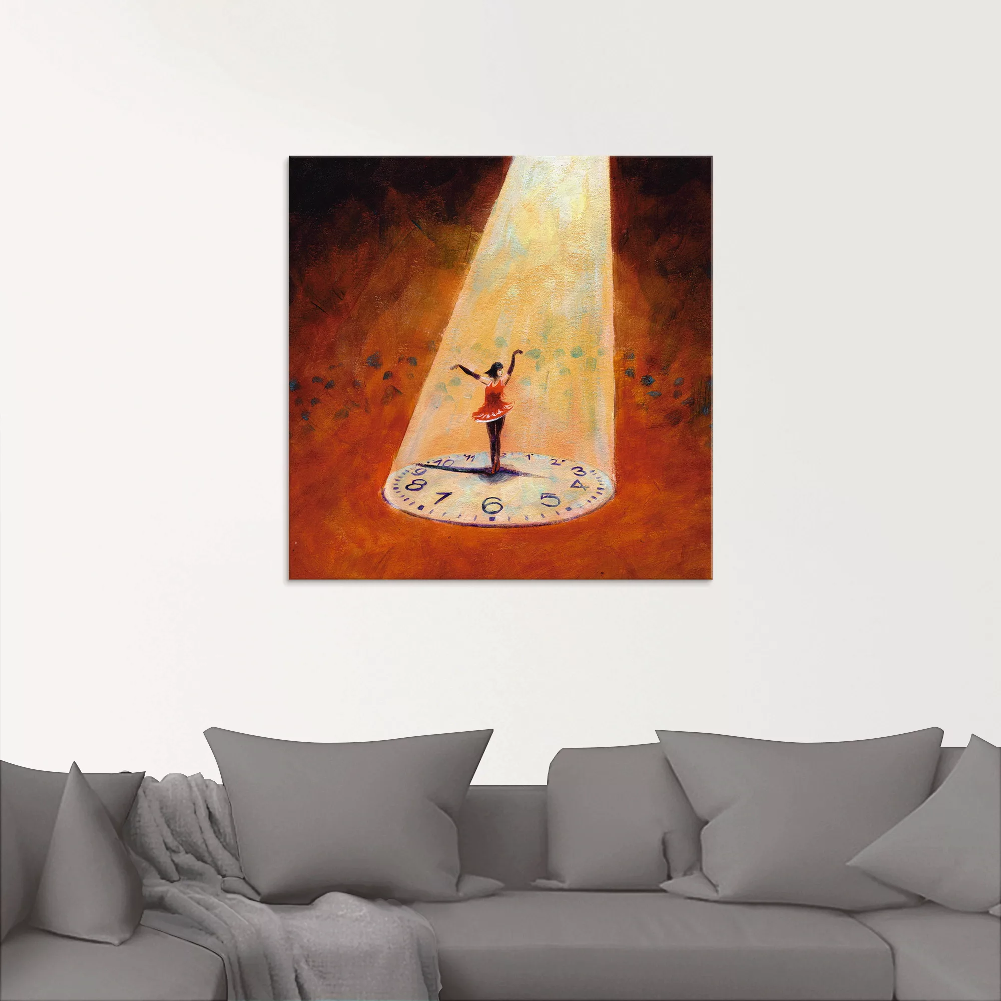 Artland Glasbild "Im Jetzt sein", Frau, (1 St.), in verschiedenen Größen günstig online kaufen