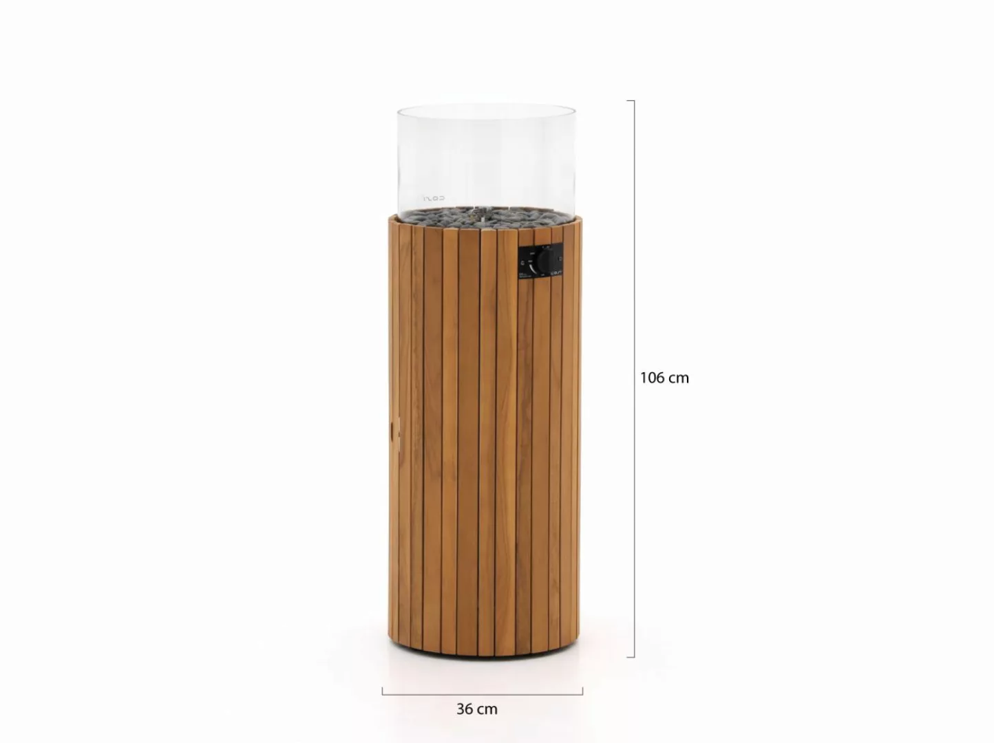Cosiscoop Pillar L Tischkamin ø36  cm (h:106  cm) günstig online kaufen