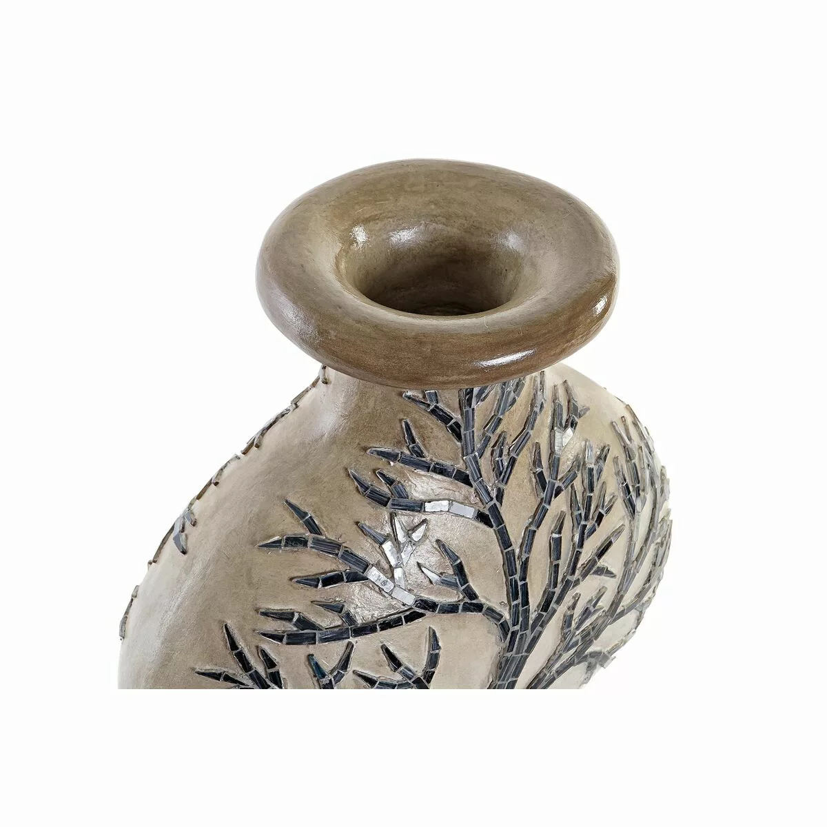 Vase Dkd Home Decor Baum Kristall Schwarz Beige Terrakotta (30 X 15 X 33,5 günstig online kaufen