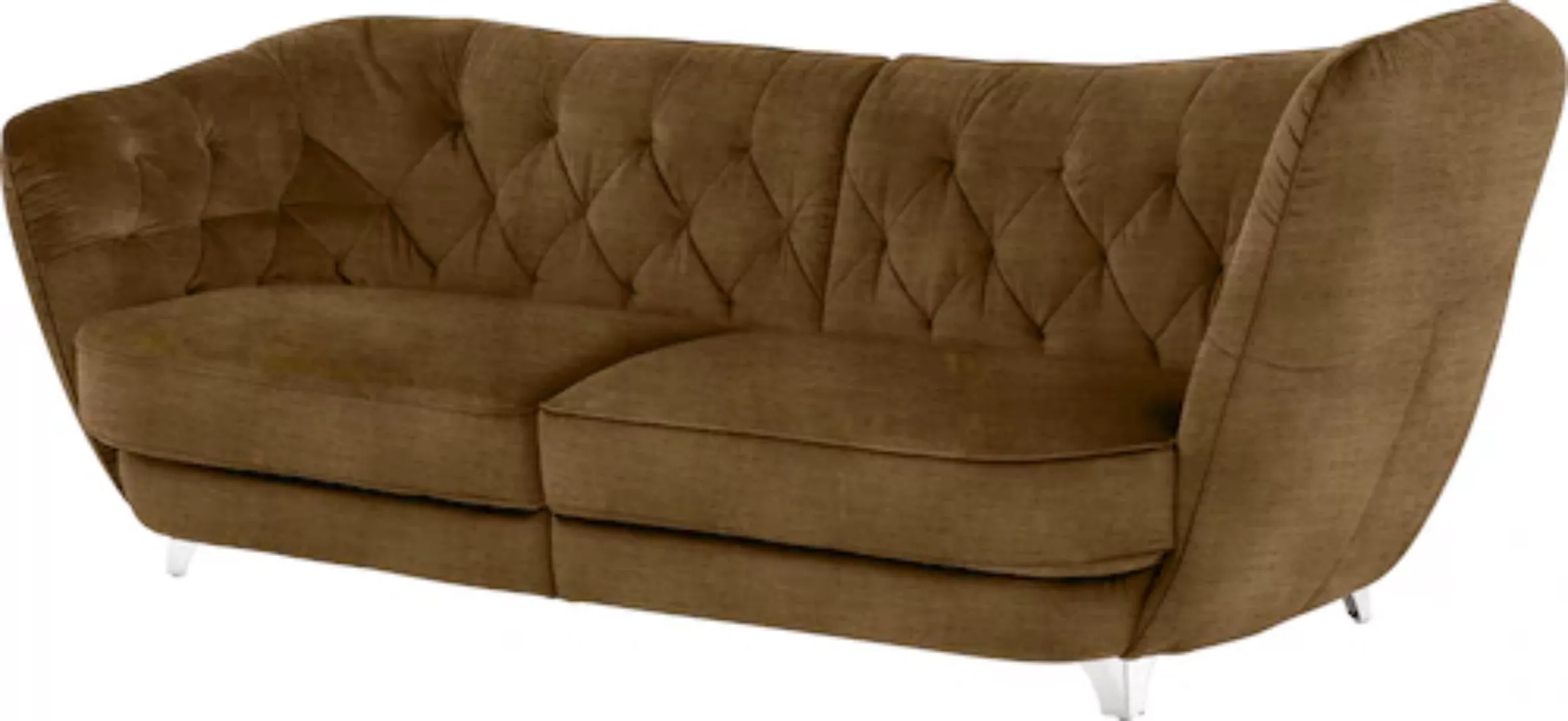 Leonique Big-Sofa "Retro", stylischer Hochlehner günstig online kaufen