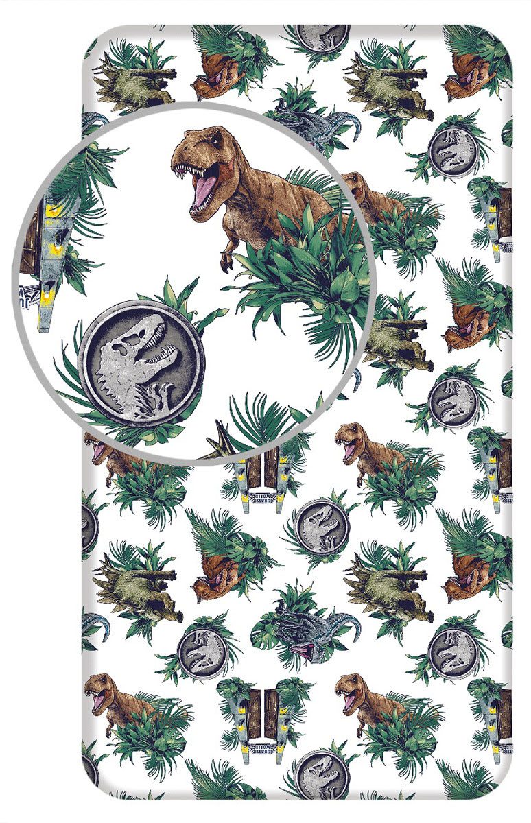 Jurassic World Spannbettlaken Jurassic World, Renforcé, günstig online kaufen